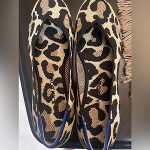 Brand new Rothy’s leopard print slip ons